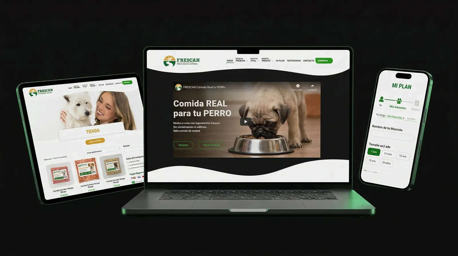 Frescan en múltiples dispositivos