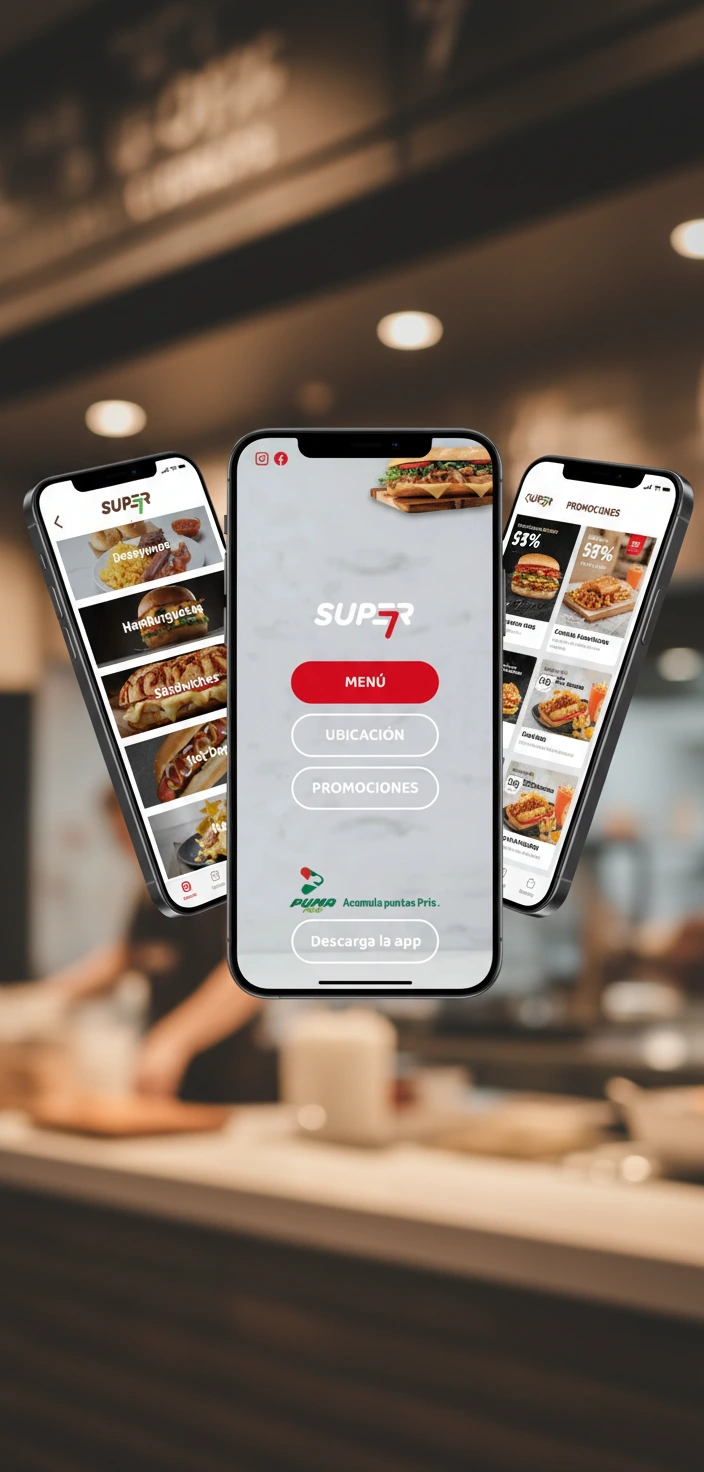 Web Mobile-First para Cadena de Food Salvadoreña